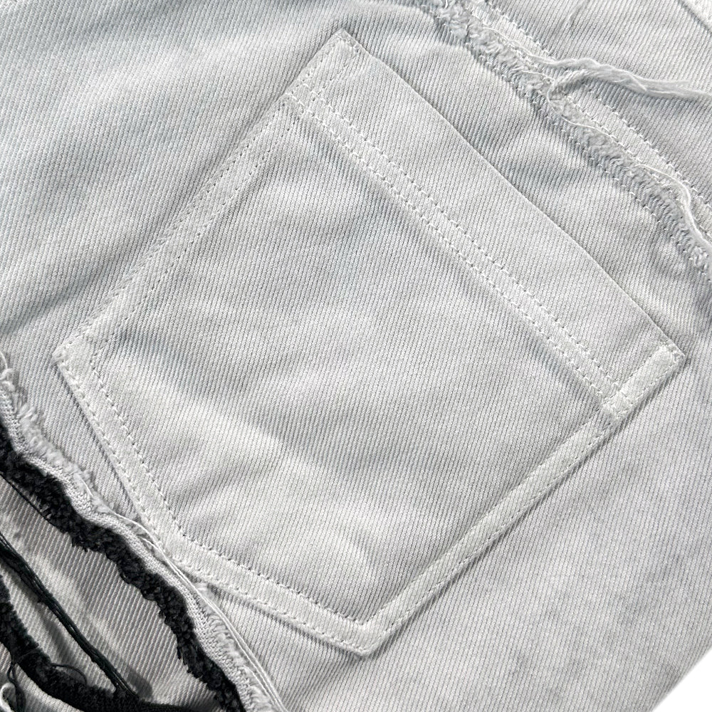 Damaged Double Grunge Denim Pants