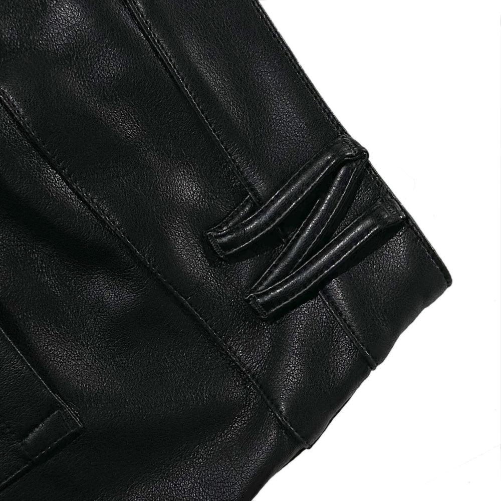 LAST NEST(ラストネスト)商品ページ - Baggy Leather Cargo Pants