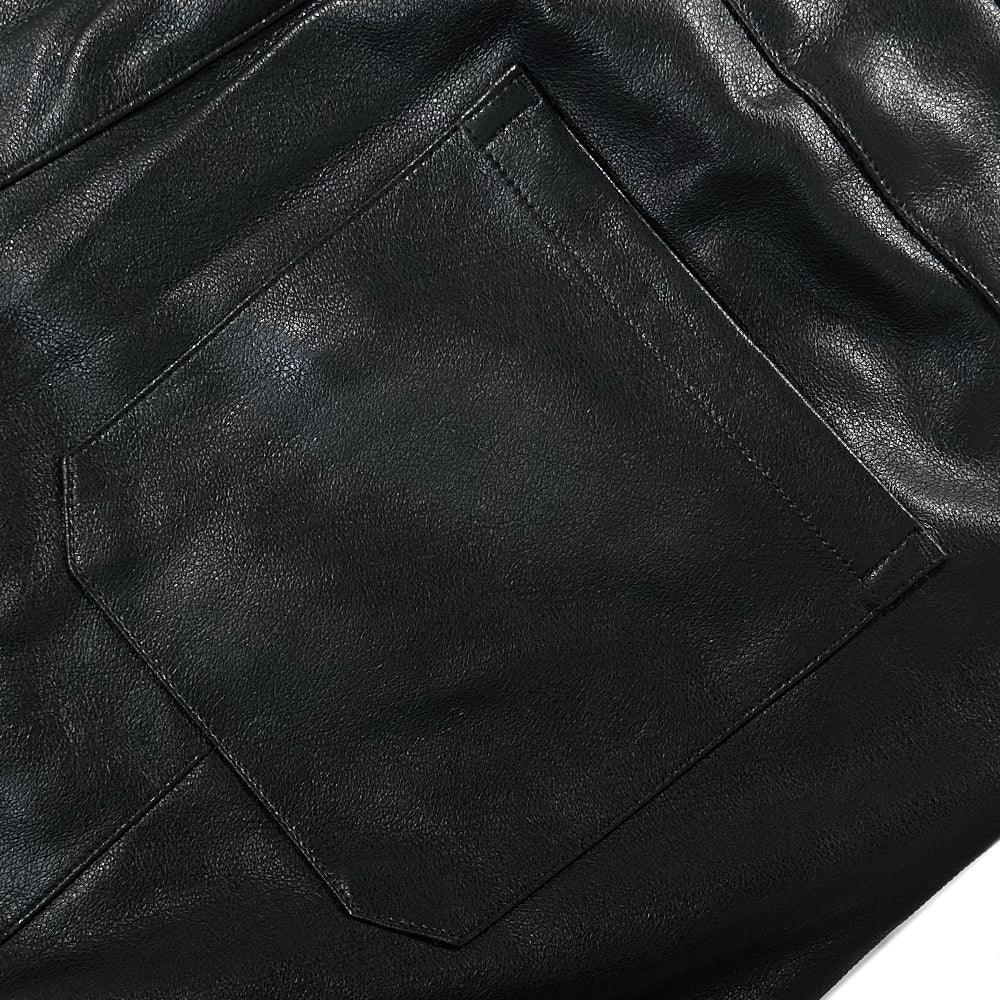 LAST NEST(ラストネスト)商品ページ - Baggy Leather Cargo Pants