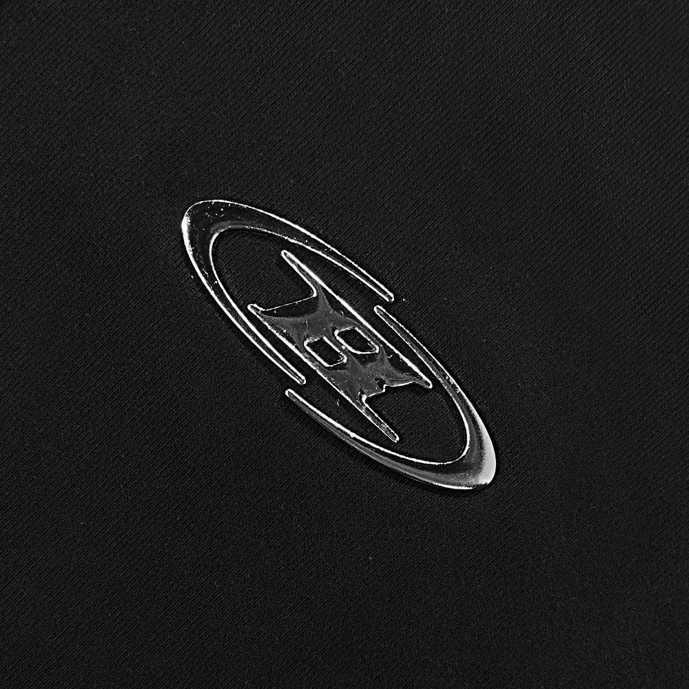 Big Chrome B Black Line Zip Up Hoodie