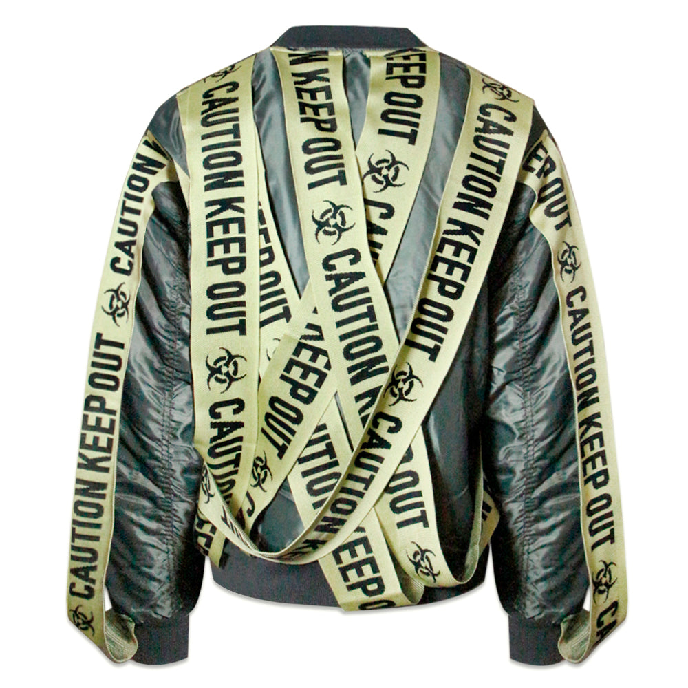 Discovered Logo Tape Remake Bomber Jacket