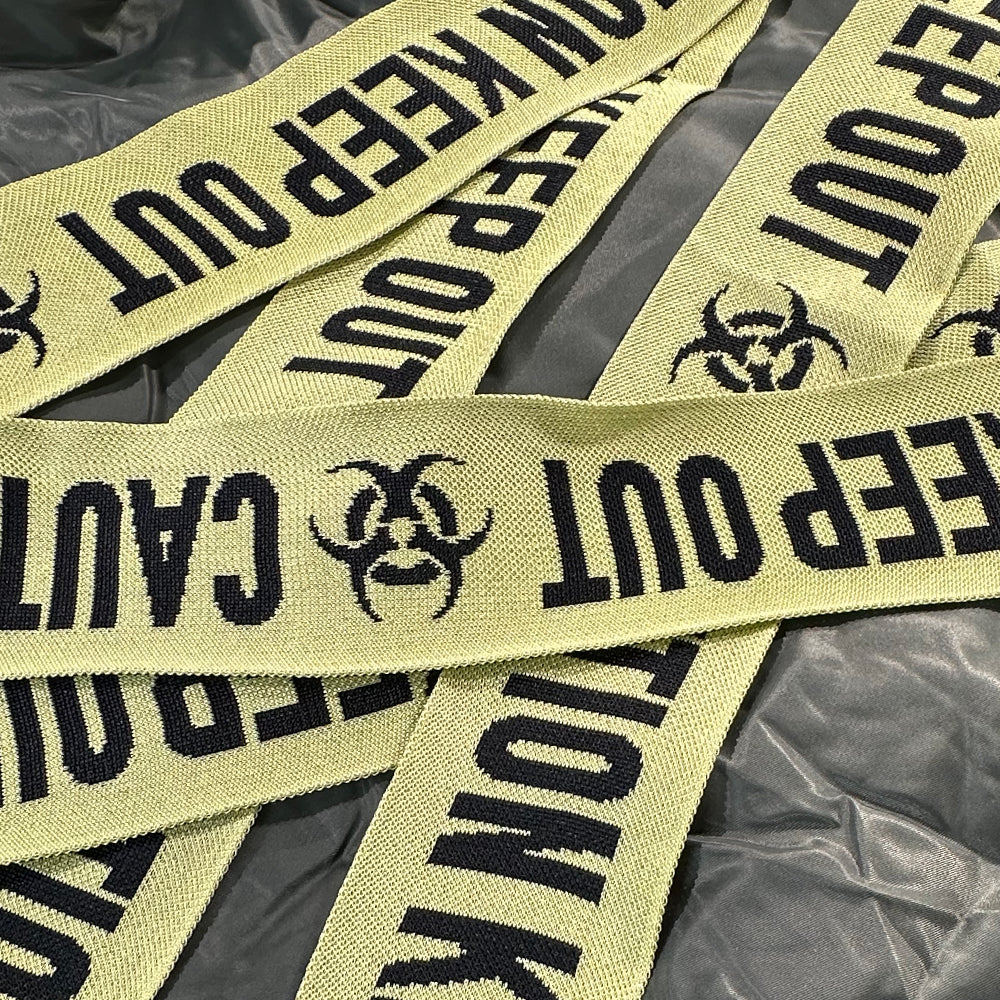 Discovered Logo Tape Remake Bomber Jacket