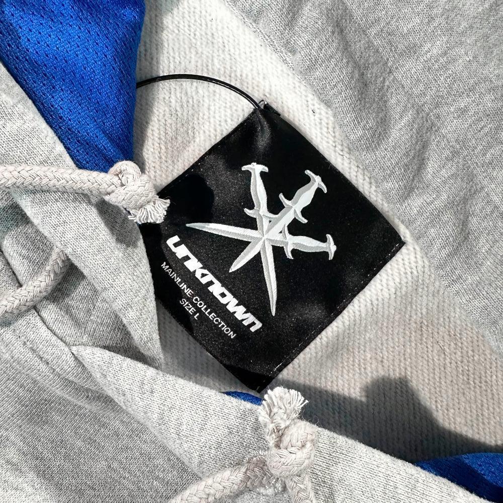 UNKNOWN LONDON Product Page - College Hoodie - Grey - VENTURER