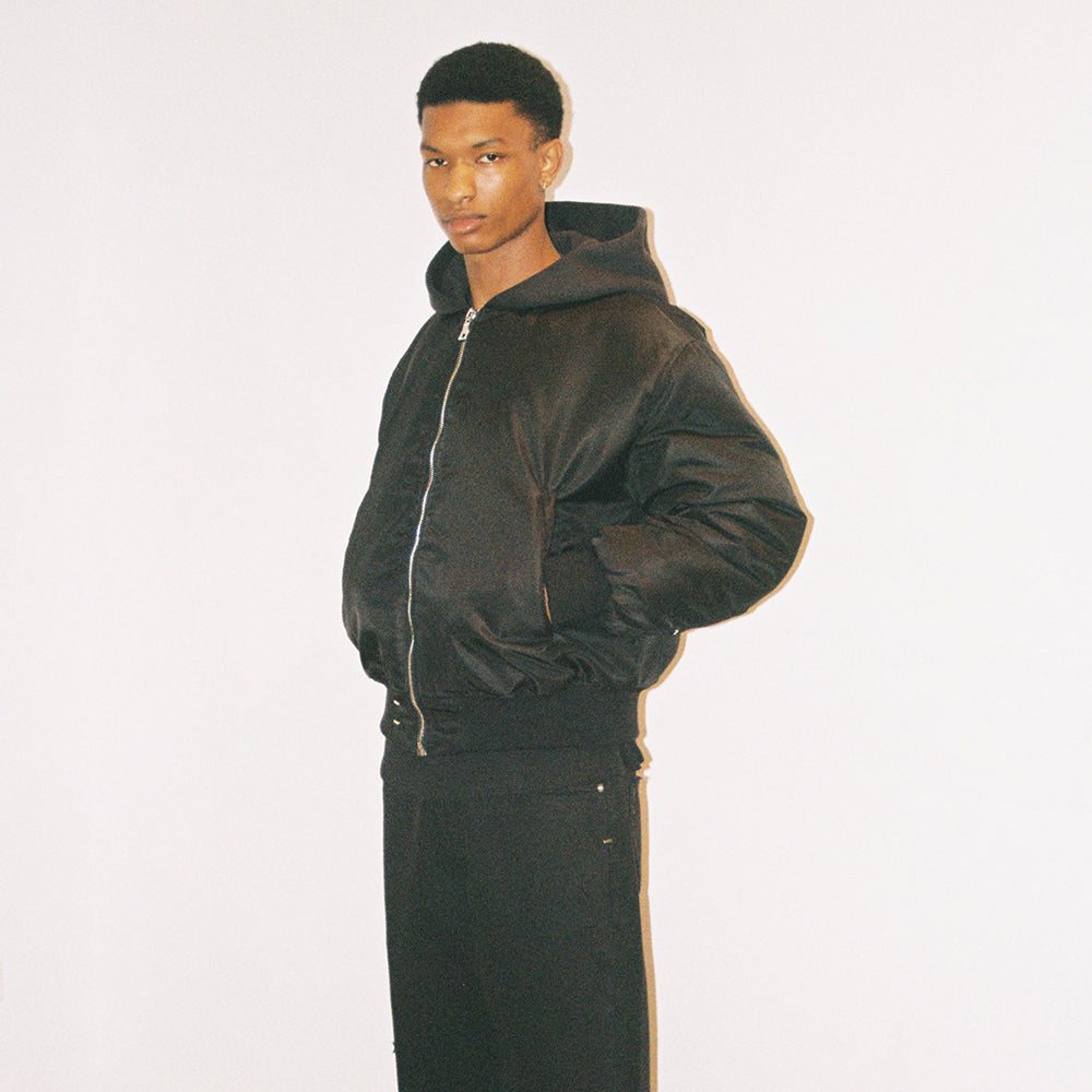 Hooded Bomber Jacket