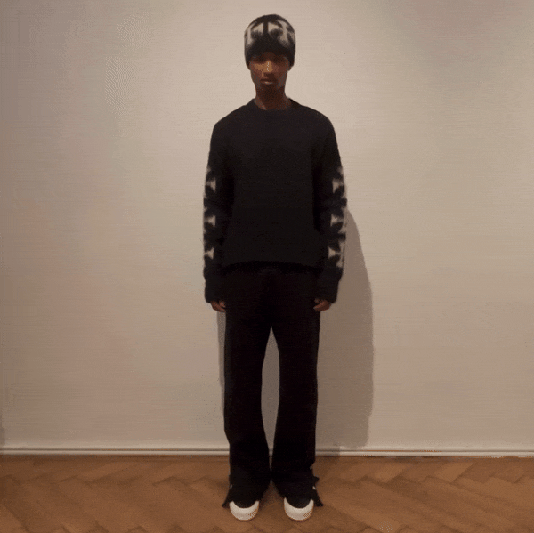 Brushed Cross Logo Beanie