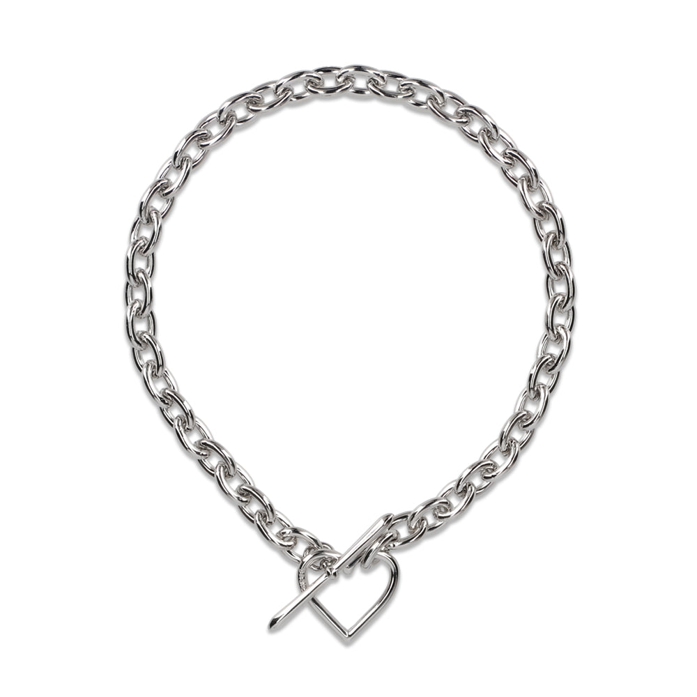 Heart Necklace (Medium Link)