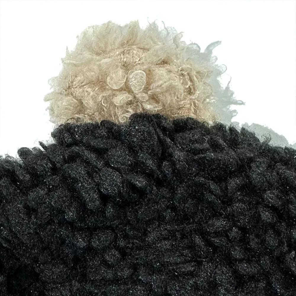 BASICKS Product Page - Bear Beanie - Black/Brown - VENTURER