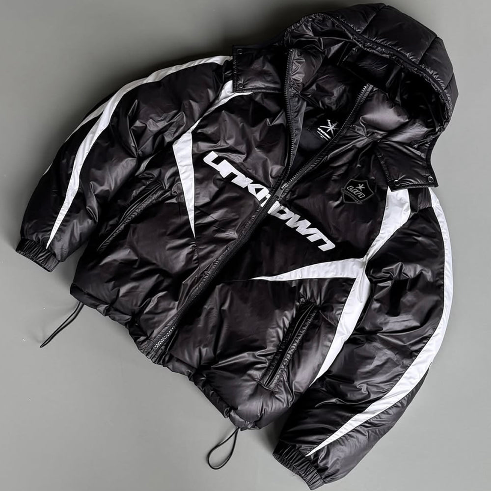 Panelled Sport Puffer Jacket