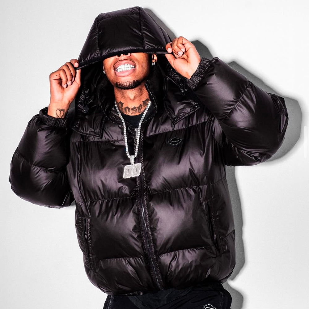 Studded Puffer Jacket