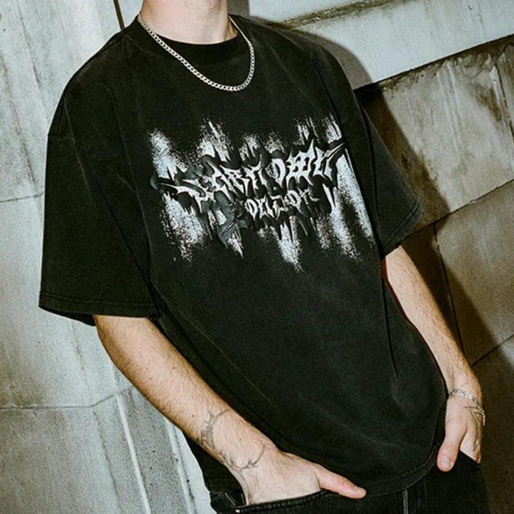 UNKNOWN LONDON Product Page - Unknown Brushed Logo Tee - Black