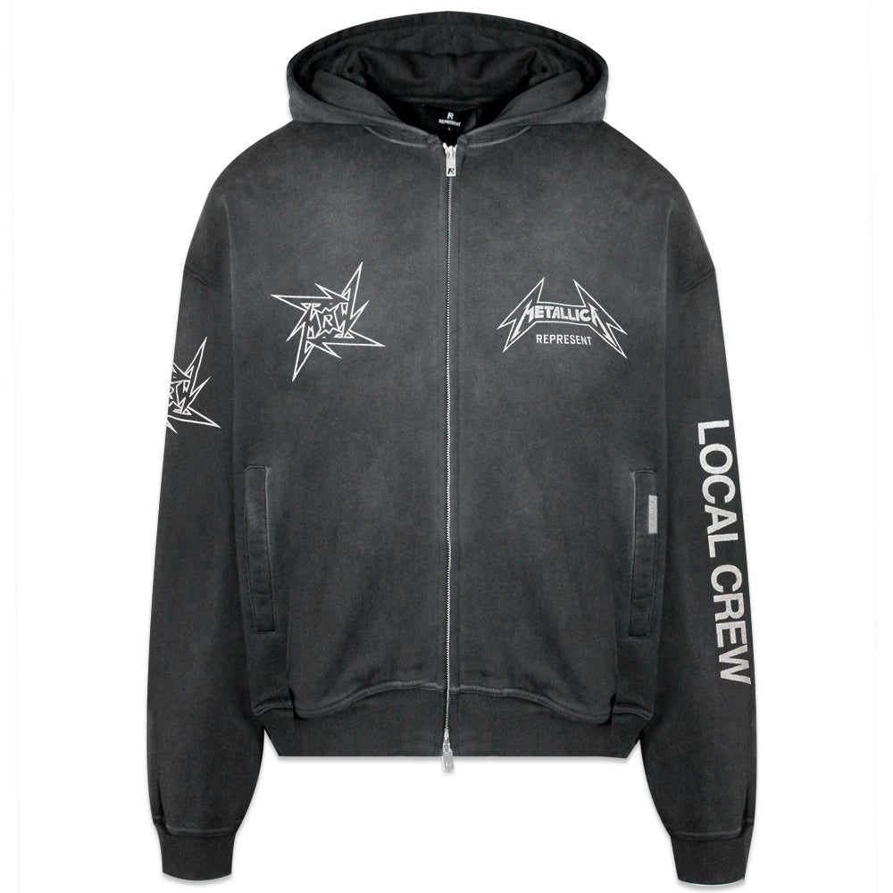 Metallica 40 Year Anniversary Zip Hoodie