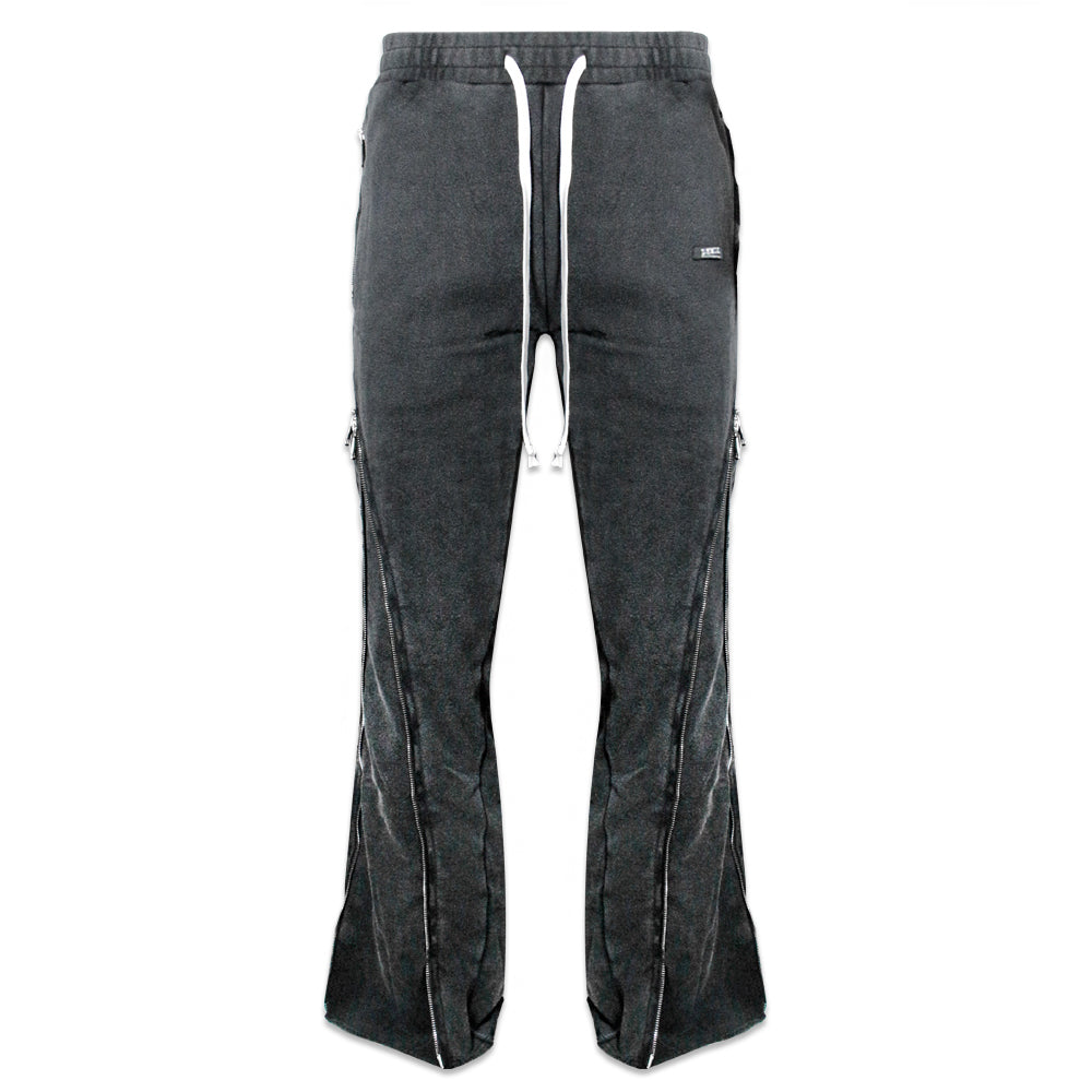 Shadow Triple Zip Flared Sweatpants
