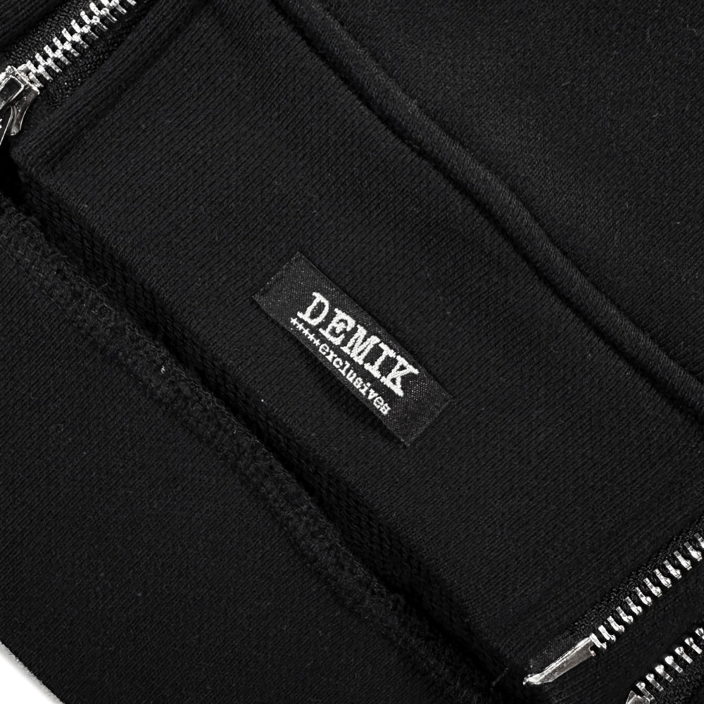 Studded Triple Zip Hoodie