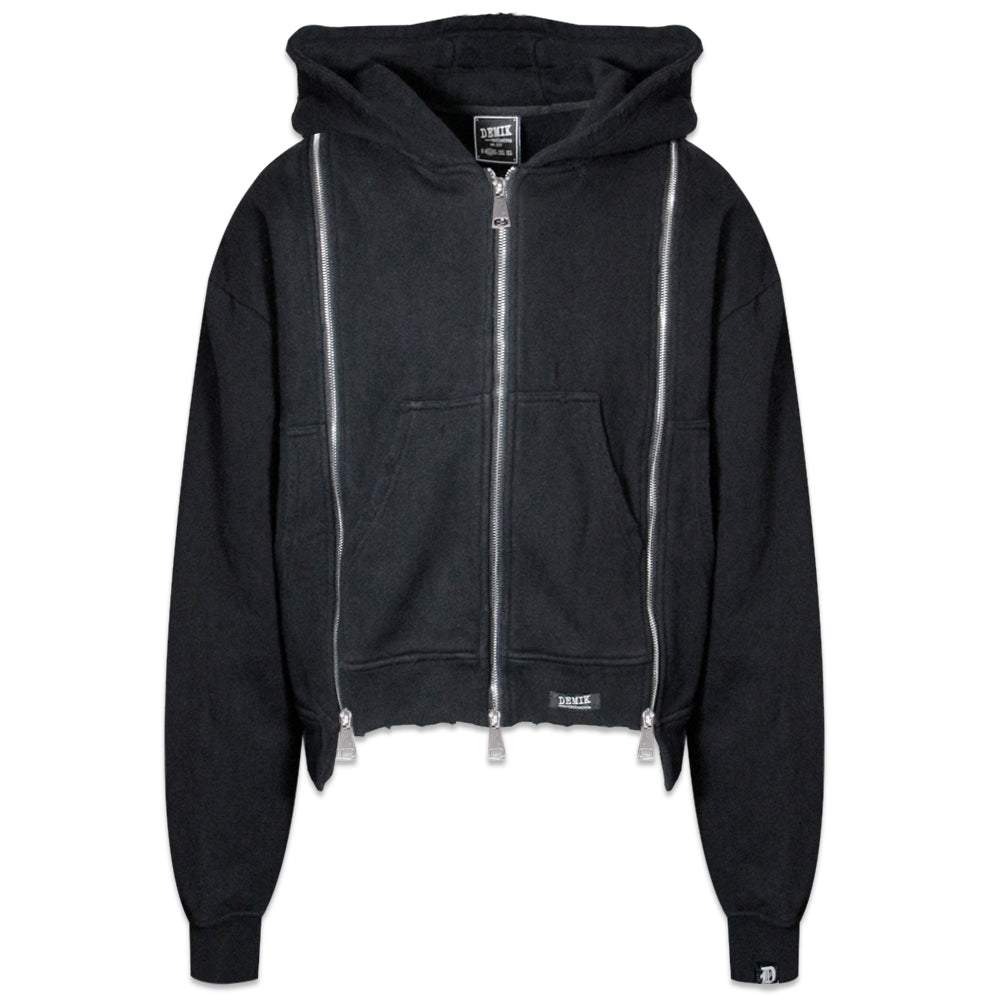 Stealth Triple Zip Hoodie