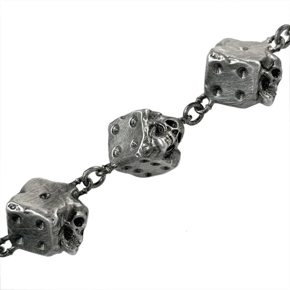 Skull Dice 15 Link Chain