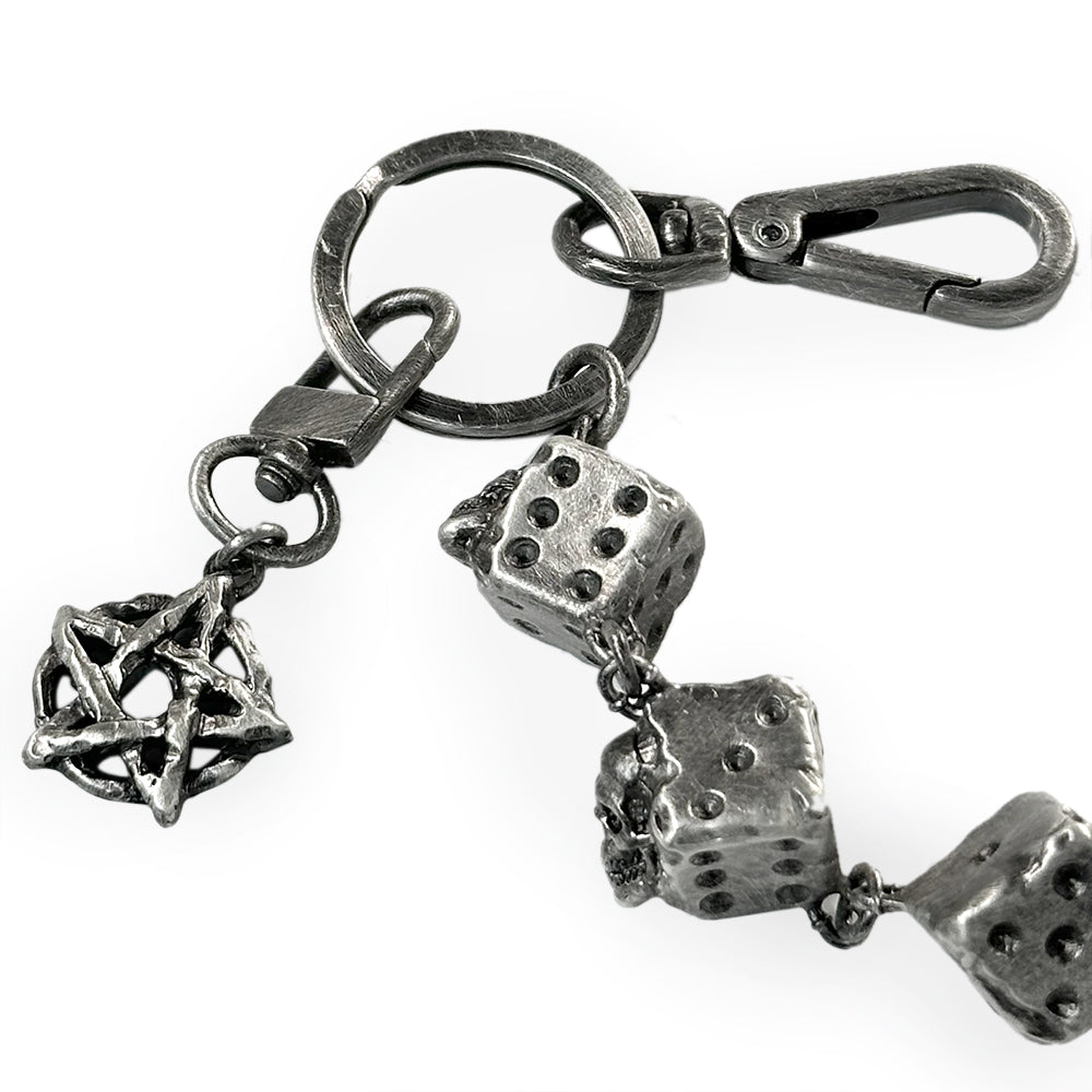 Skull Dice 15 Link Chain