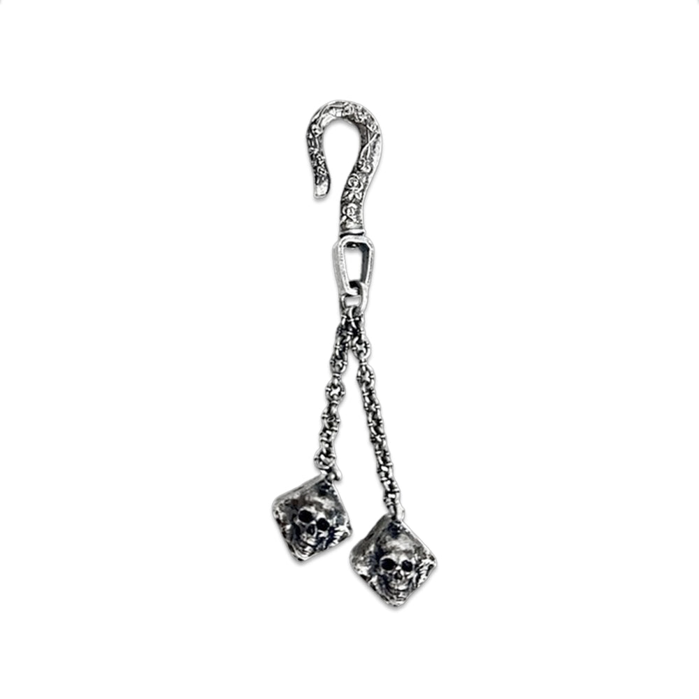 Skull Dice Keyring