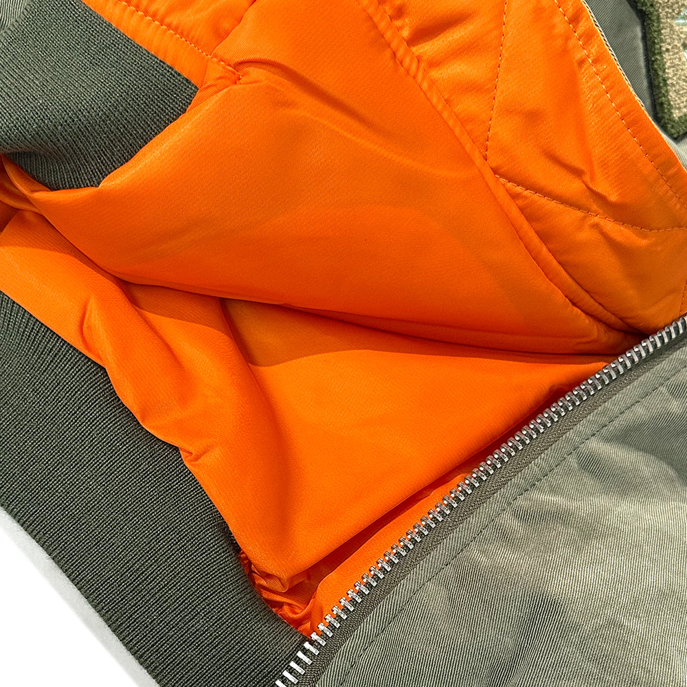 F.M.C.D Varsity Cotton Bomber Jacket