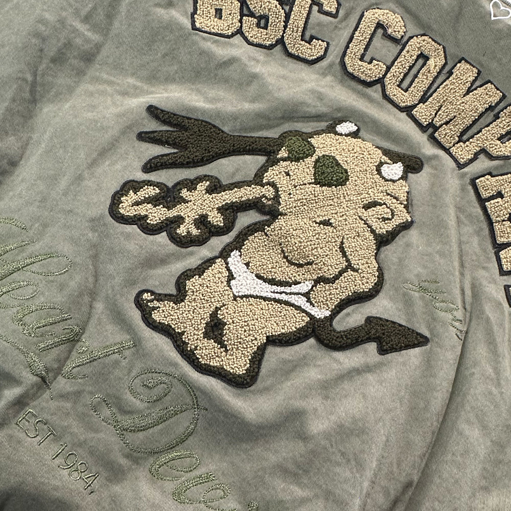 F.M.C.D Varsity Cotton Bomber Jacket