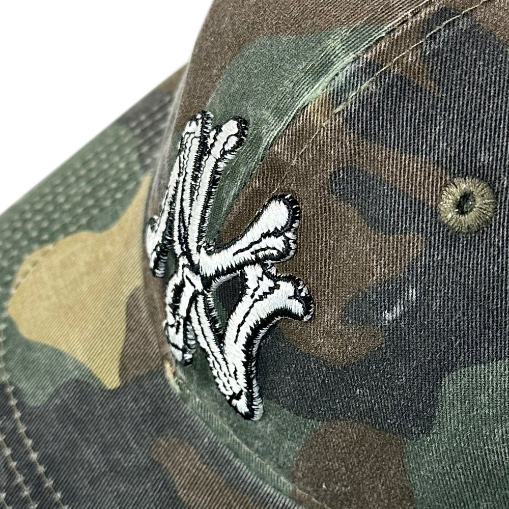 F.M.C.D Bone New York Vintage Washed Camo Cap