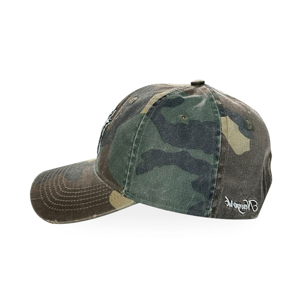 F.M.C.D Bone New York Vintage Washed Camo Cap