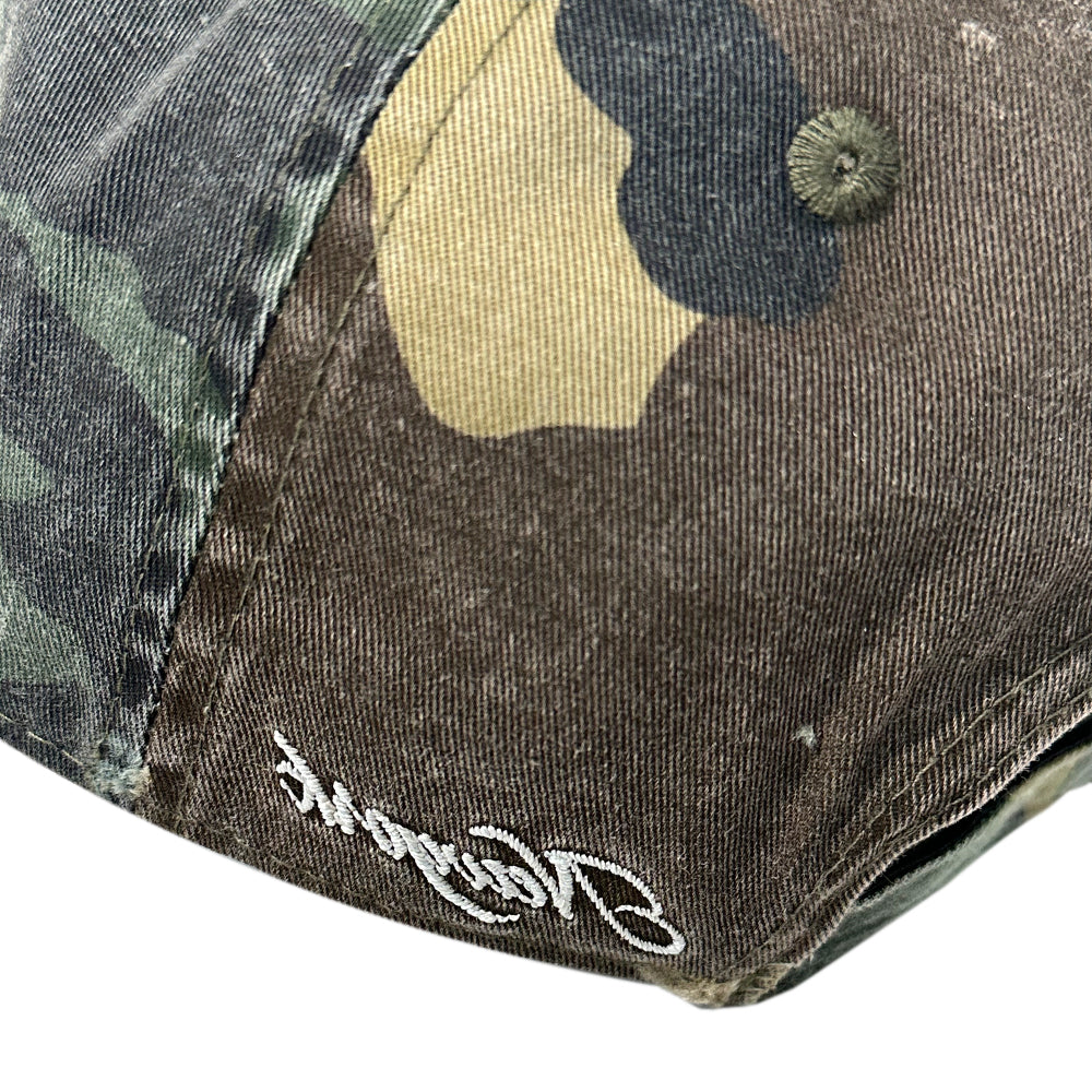 F.M.C.D Bone New York Vintage Washed Camo Cap