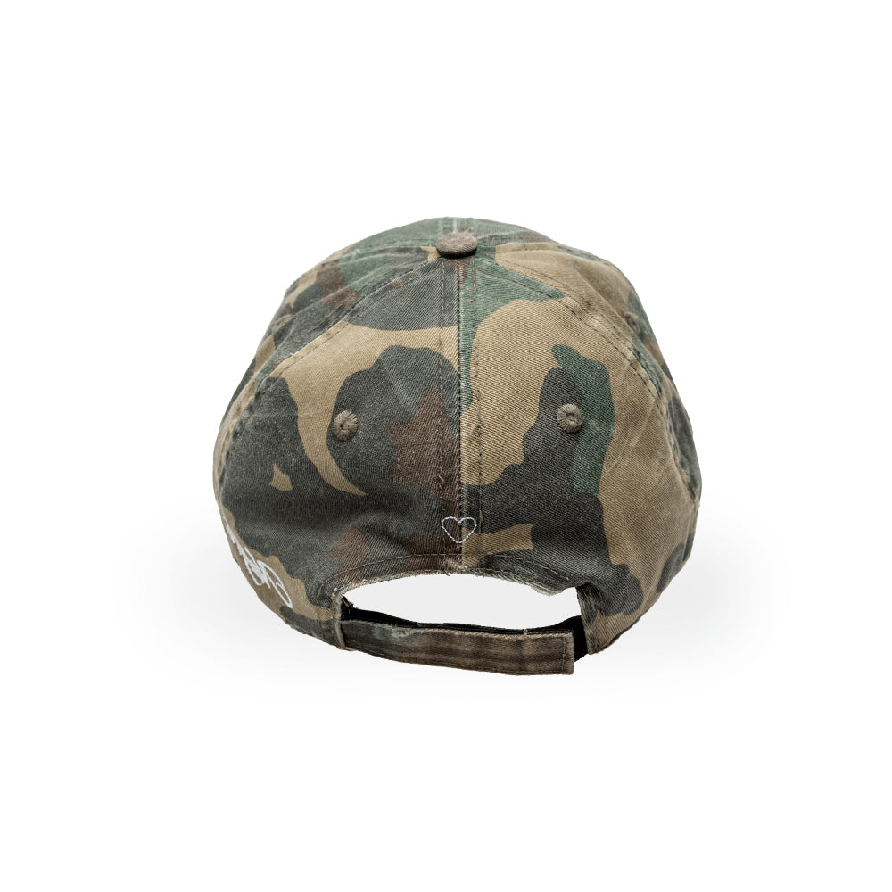 F.M.C.D Bone New York Vintage Washed Camo Cap