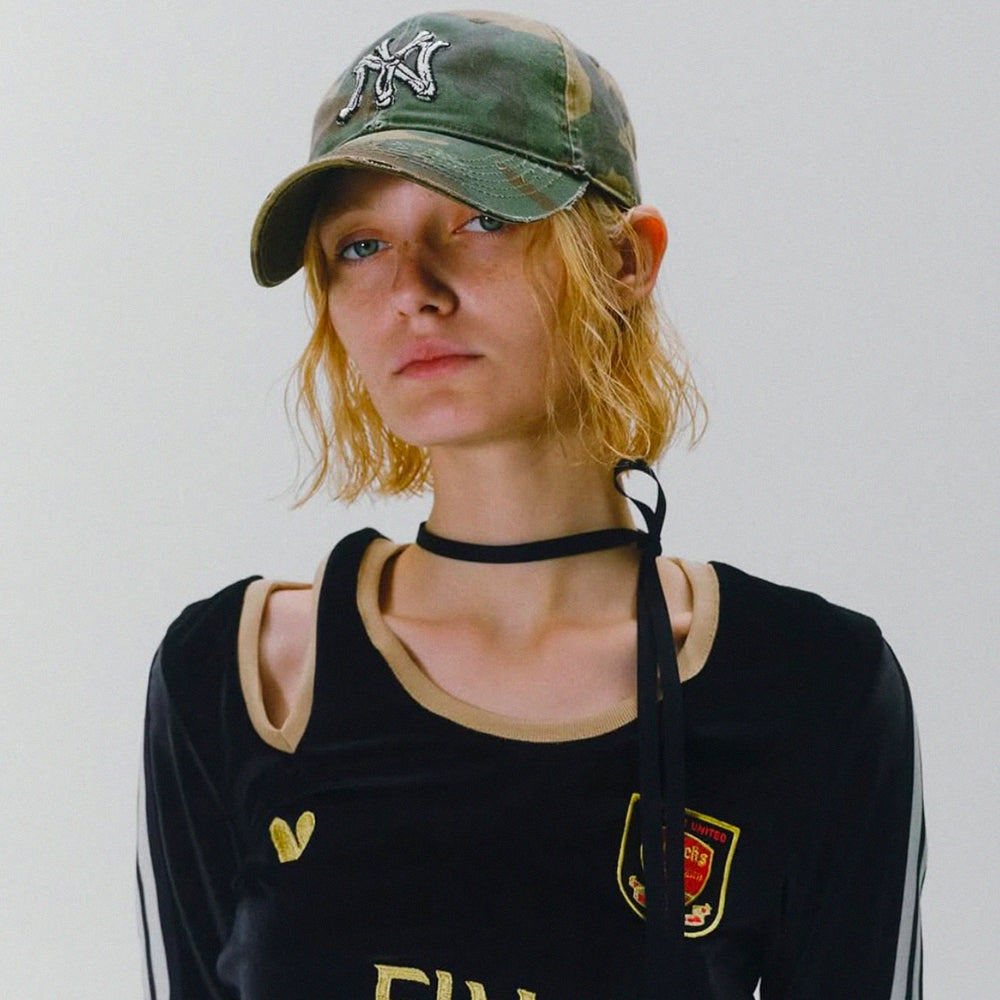 F.M.C.D Bone New York Vintage Washed Camo Cap