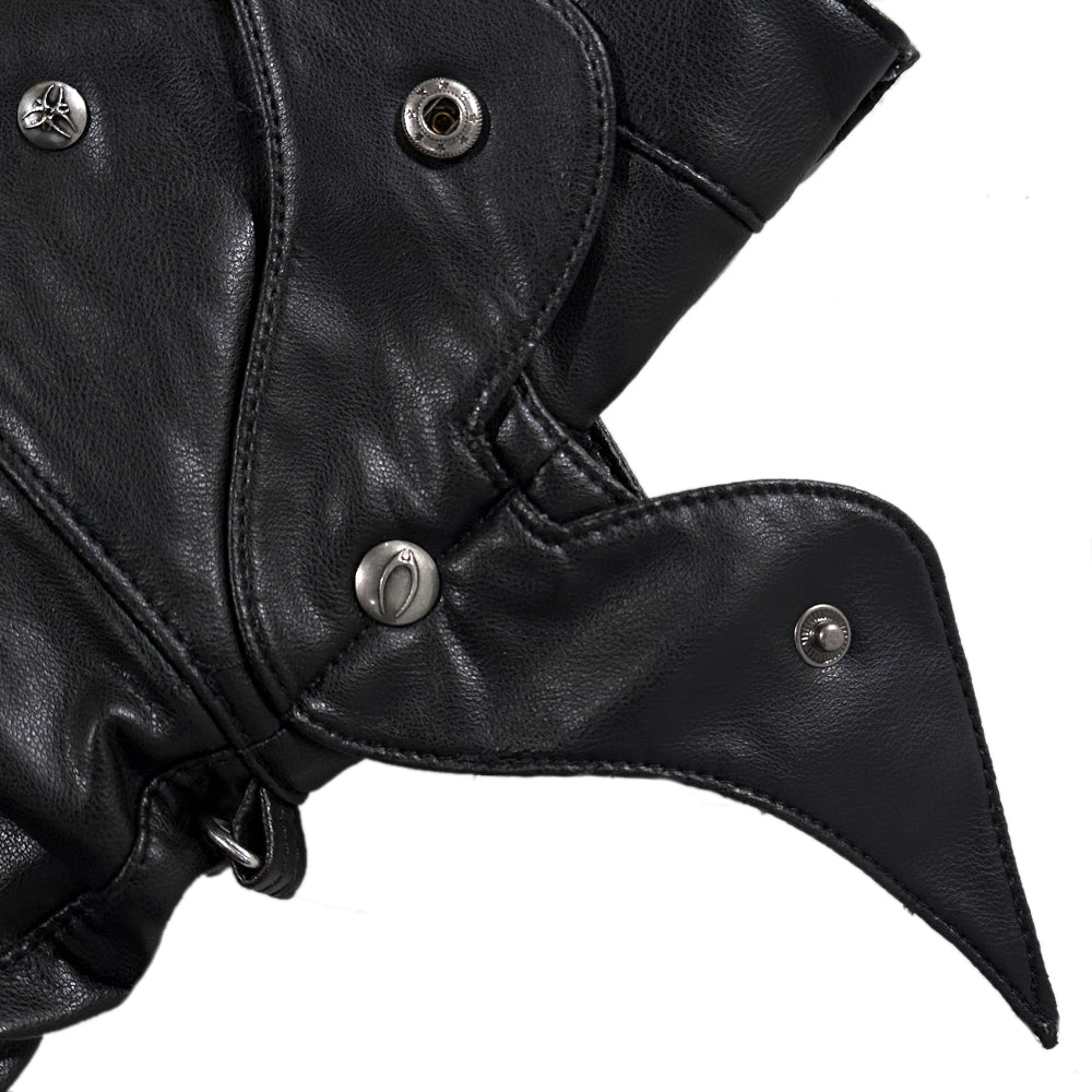 Chaos Dream Leather Skirt Pants