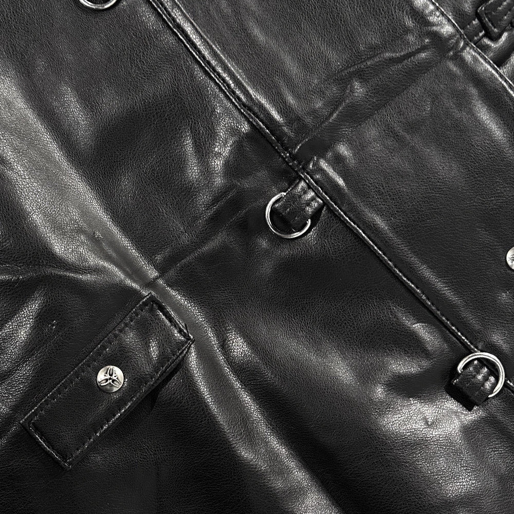 Chaos Dream Leather Skirt Pants