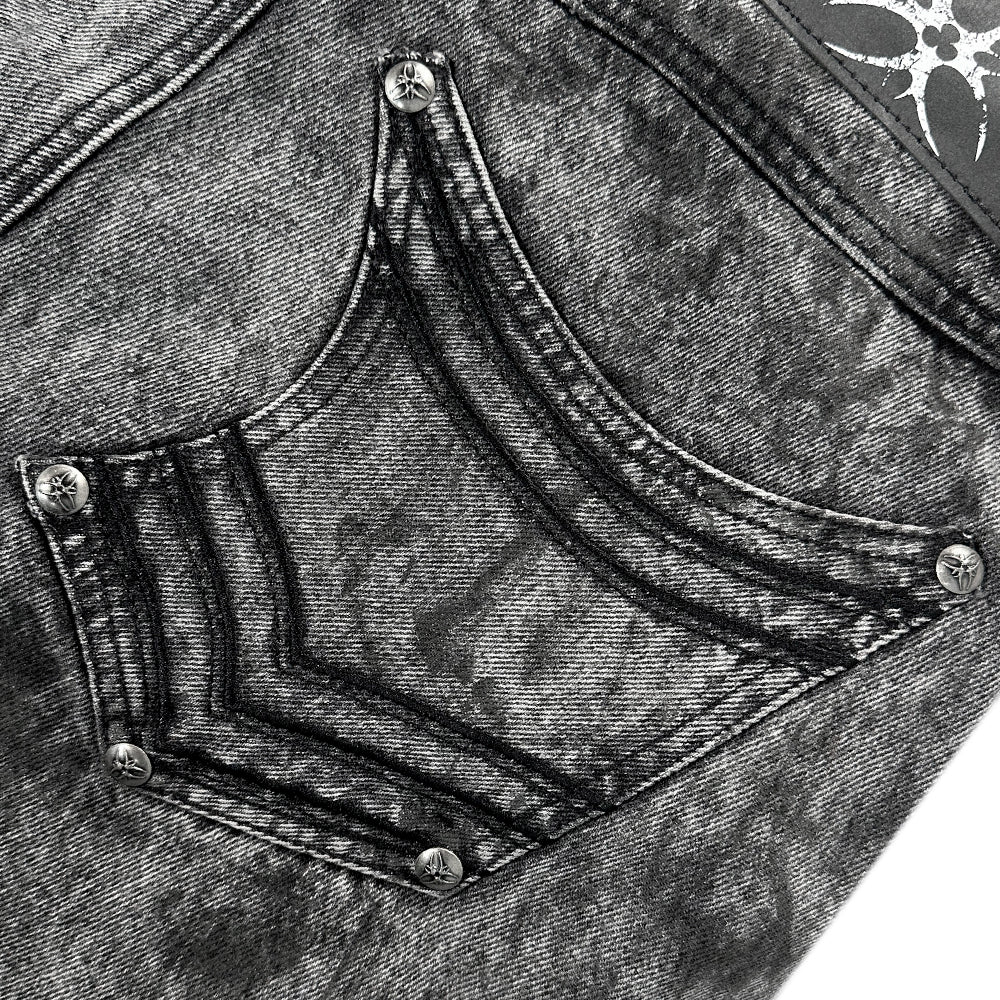 Chaos Dream Waxed Gray Layer Pants