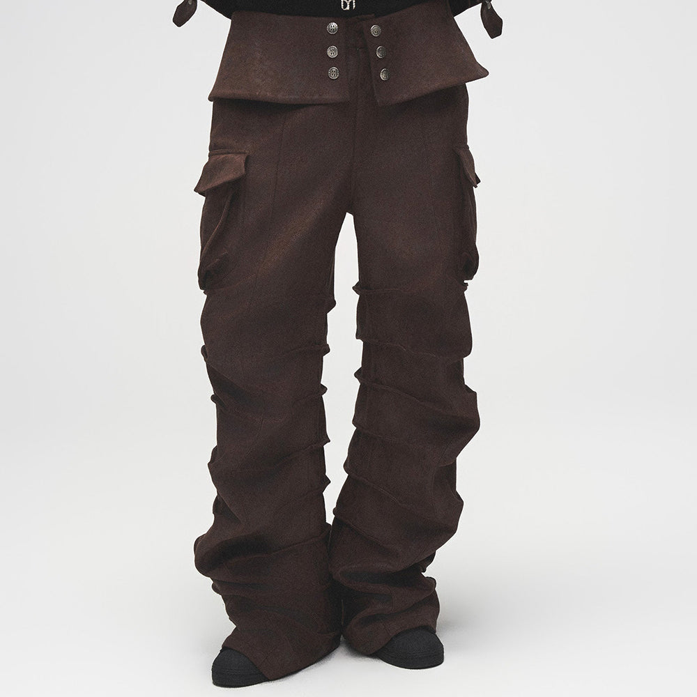 Suede Armor Pants