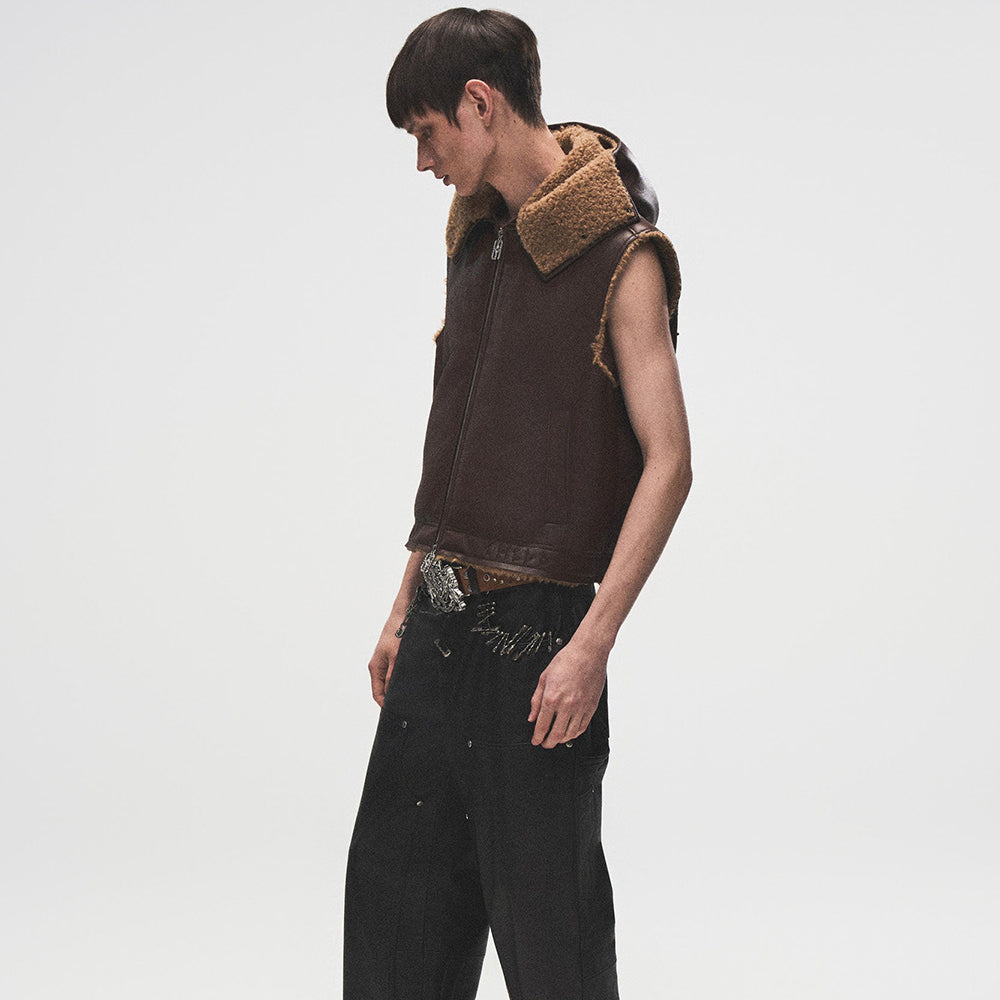 Embroidered Badge Vest