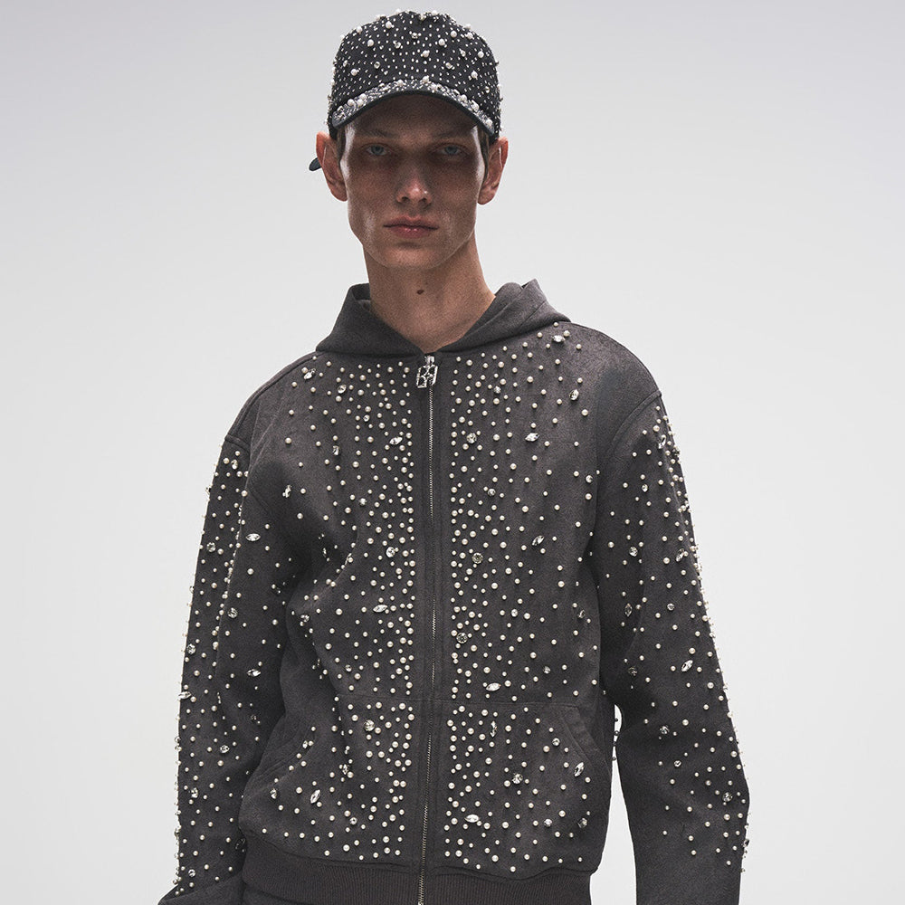 Pearl & Rhinestone Cap