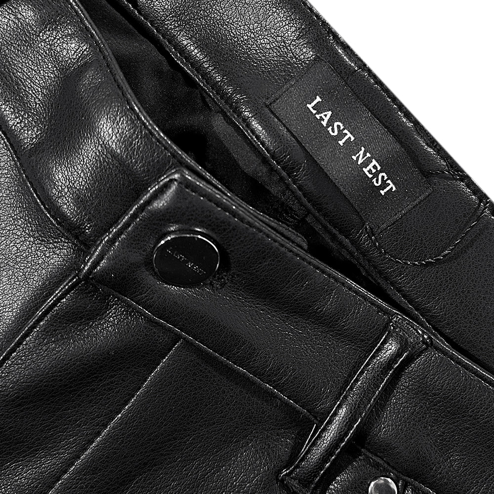 Leather Slim Trouser