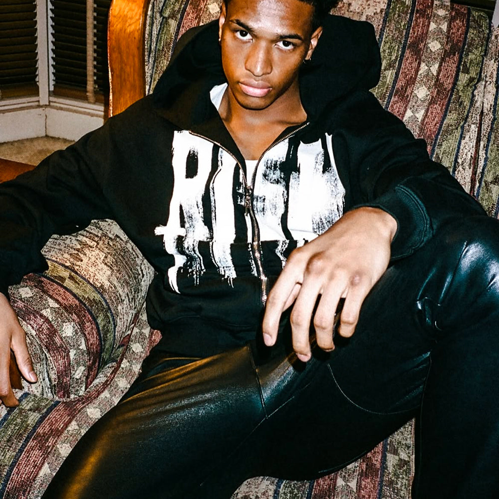 Leather Slim Trouser