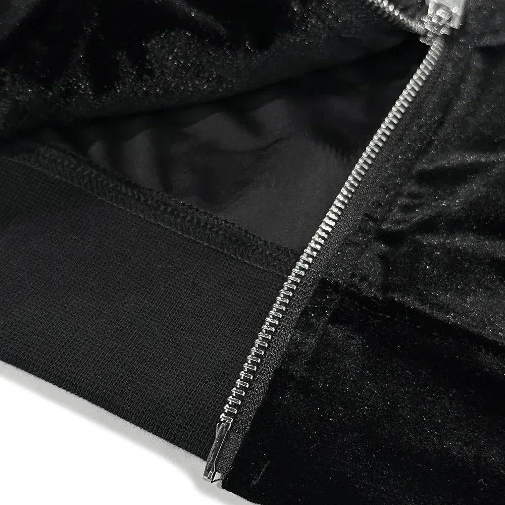 ジャケット・アウター last nest velvet track jacket M LAST NEST(ラストネスト)商品ページ - Velvet Track Jacket V2 - Black