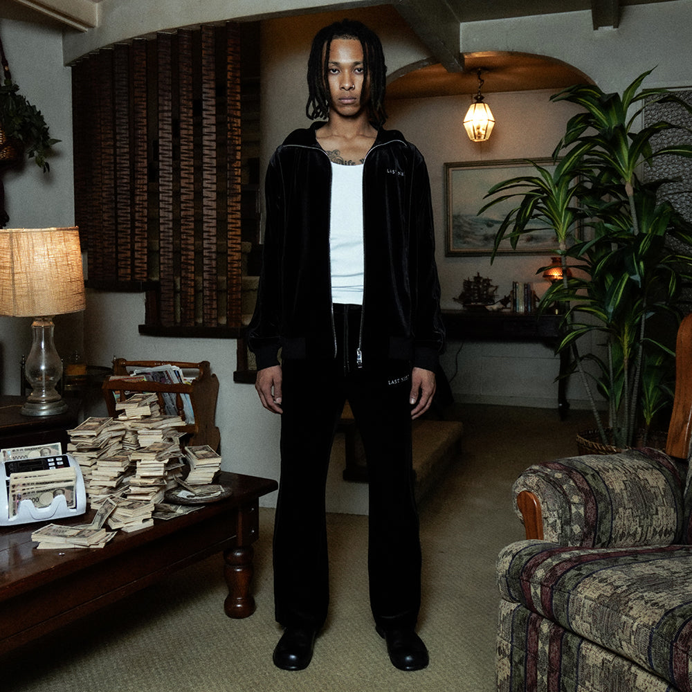 Velour Emb Track Jacket V2