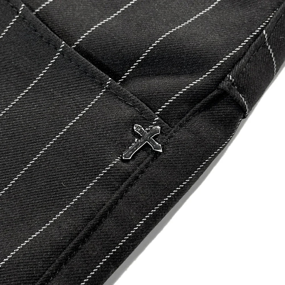 【vingo着用︎✨️】LAST NEST / Stripe Trouser LAST NEST(ラストネスト)商品ページ - Stripe Trouser - Black