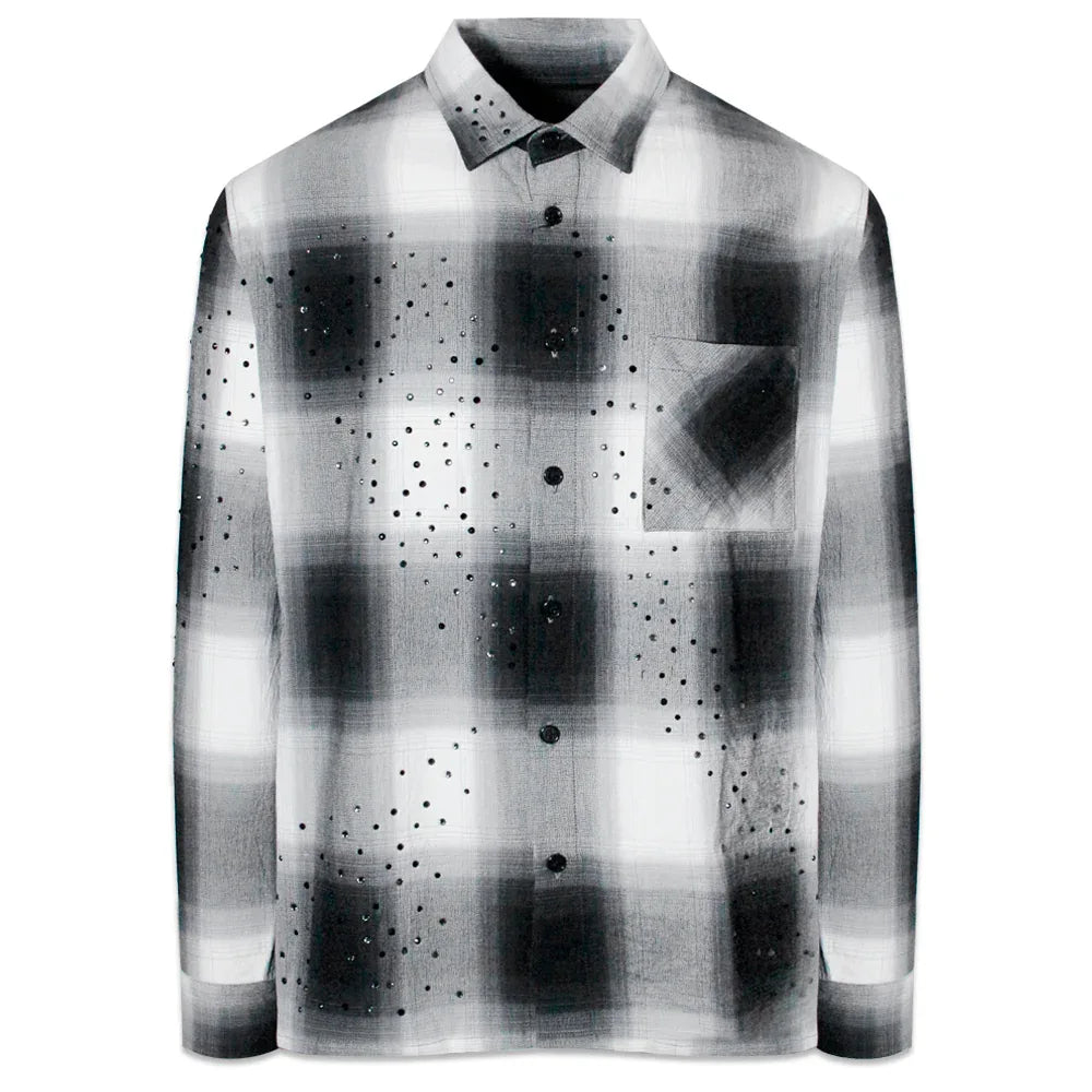 LAST NEST(ラストネスト)商品ページ - Rhinestone Flannel Shirts