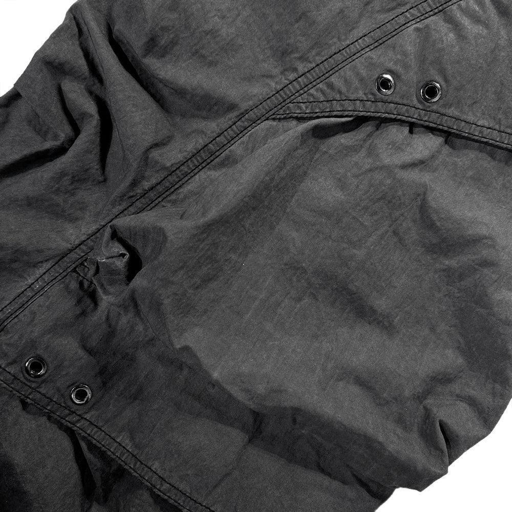 Dyed Multi Pocket Nylon Parachute Pants