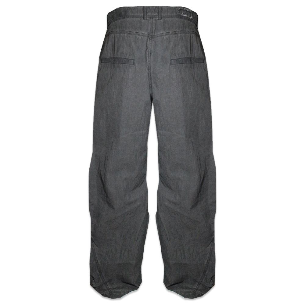 Dyed Multi Pocket Nylon Parachute Pants