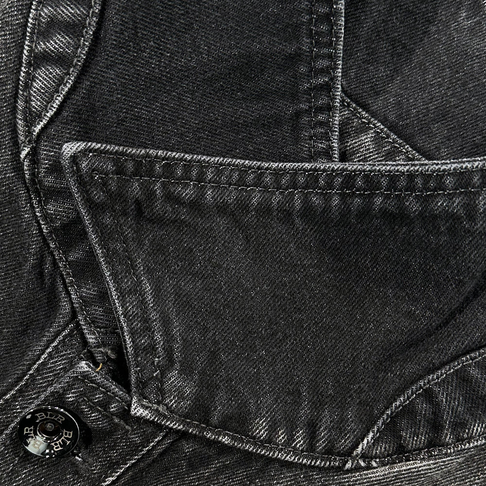 Signature Raw Cut Washing Denim Trucker Jacket