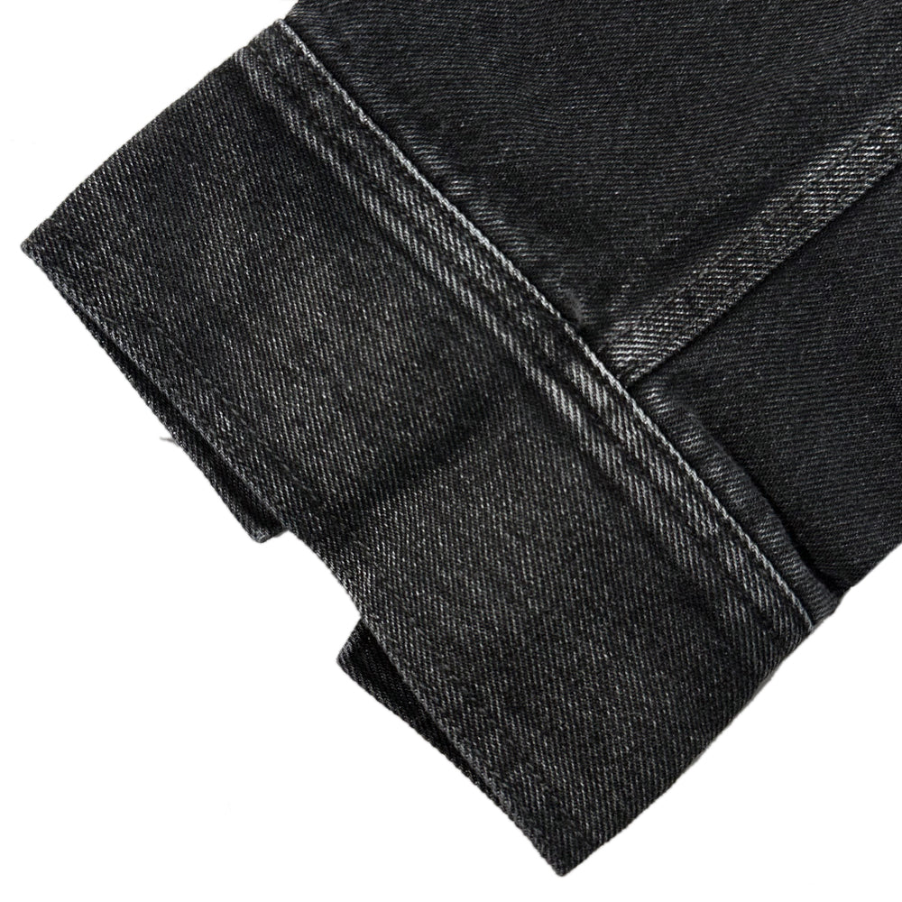 Signature Raw Cut Washing Denim Trucker Jacket