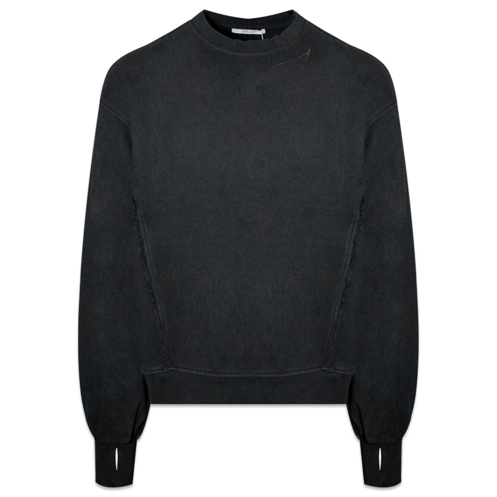 Overfit Raw Cutted Line Sweatshirt