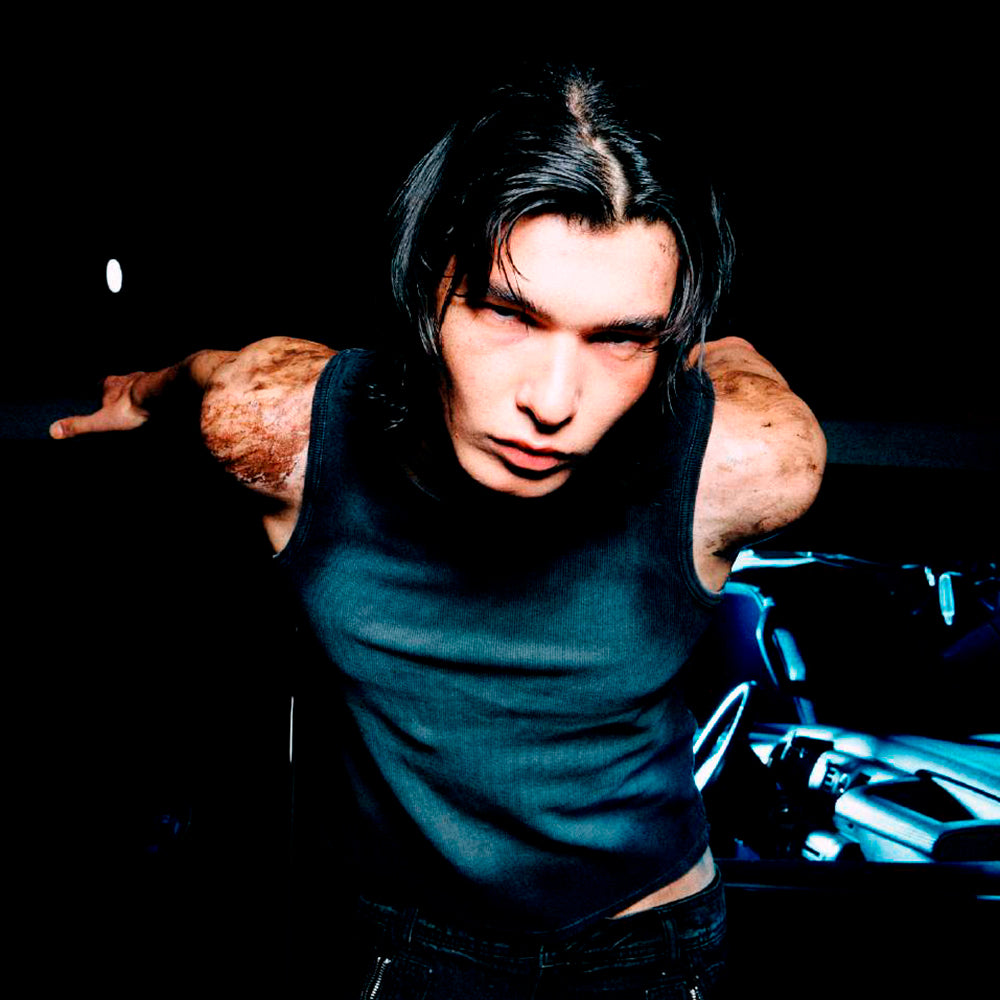 High Tension Gradiation Washing Sleeveless