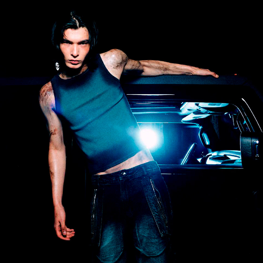 High Tension Gradiation Washing Sleeveless