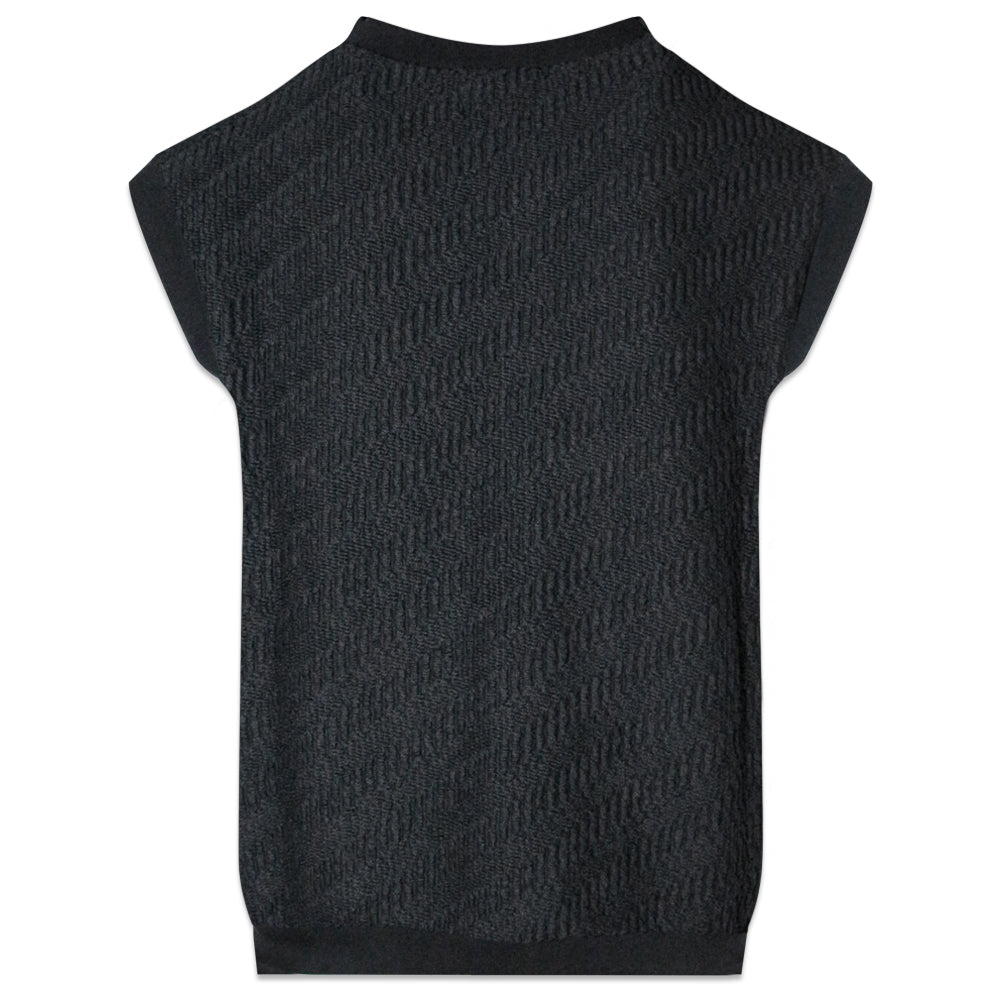 Logo Emb Knit Vest