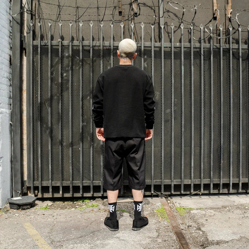 ASKYURSELF (アスクユアセルフ)商品ページ - Cross Waffle LS Tee