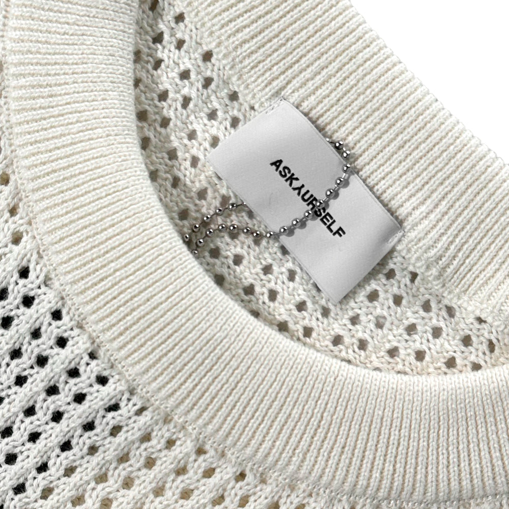 Cropped Knit Mesh OE Jersey